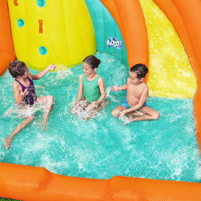 H2OGO! Canopy Cove Kids Outdoor Inflatable Mega Water Park with Water Cannon