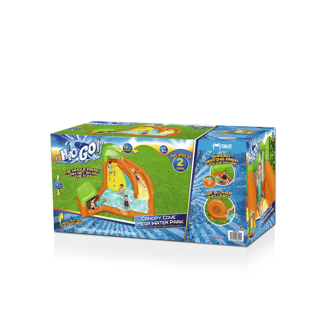 H2OGO! Canopy Cove Kids Inflatable Mega Water Park with Water Cannon (Open Box)