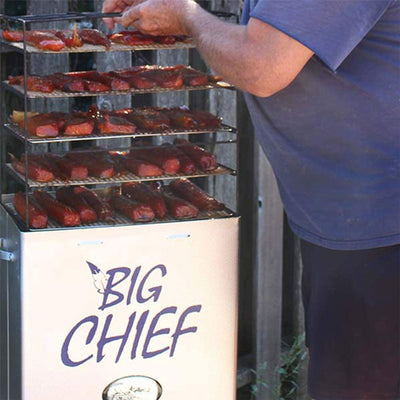 Smokehouse Big Chief Top Load Outdoor Cooking BBQ Electric Wood Chip Smoker