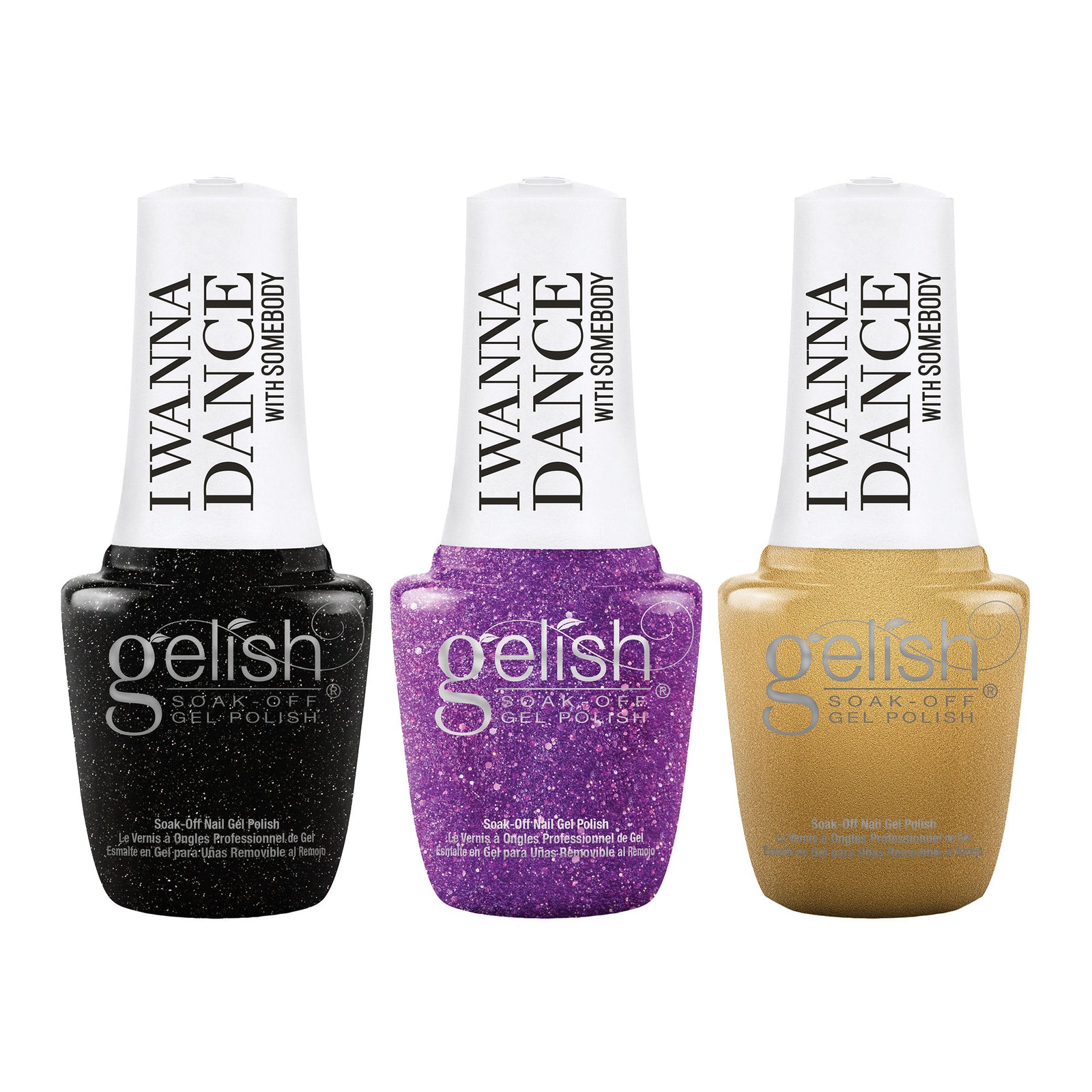 Gelish Winter I Wanna Dance With Somebody 9mL Soak Off Gel Polish Set, 3 Pack - VMInnovations
