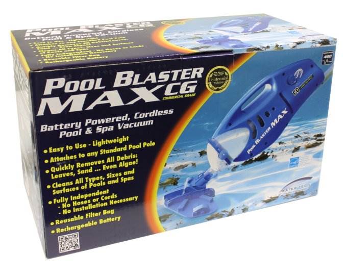 Water Tech Pool Blaster Max CG Handheld Battery Cleaner Pool Vacuum (Open Box)