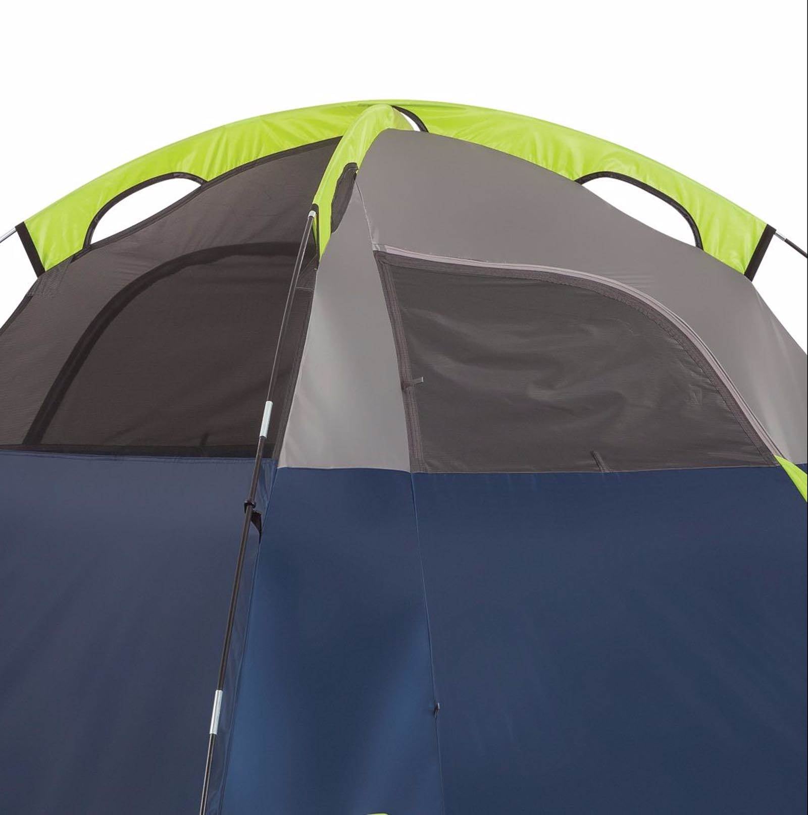 Coleman Sundome 4 Person Outdoor Hiking Camping Tent w/ Rainfly - Open Box
