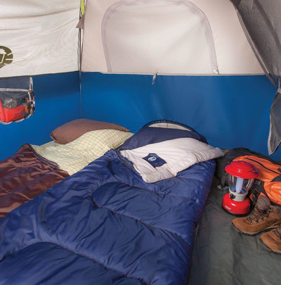 Coleman Sundome 4 Person Outdoor Hiking Camping Tent w/ Rainfly - Open Box