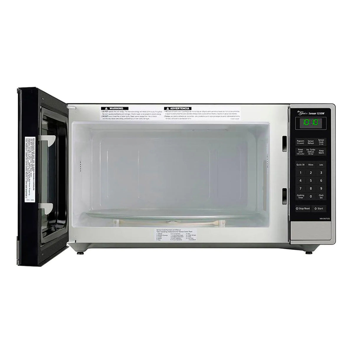 Panasonic 1.6 Cu. Ft. 1250 Watt Countertop Microwave