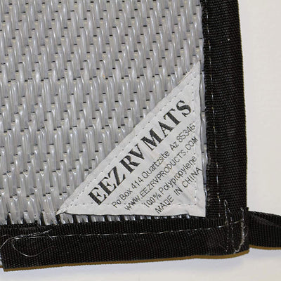 Reversible Outdoor Mat for Patios and RVs, Grey Vine (Open Box) - VMInnovations