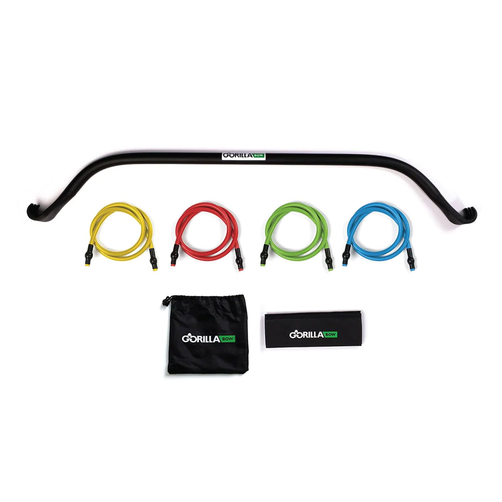 Original Home Workout Pilates Resistance Bands & Exercise Bow, Black (Used) - VMInnovations