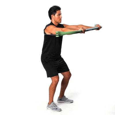 Original Home Workout Pilates Resistance Bands & Exercise Bow, Black (Used) - VMInnovations