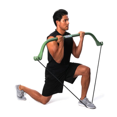 Gorilla Bow Workout Pilates Resistance Bands & Exercise Bow, Green(Used) - VMInnovations