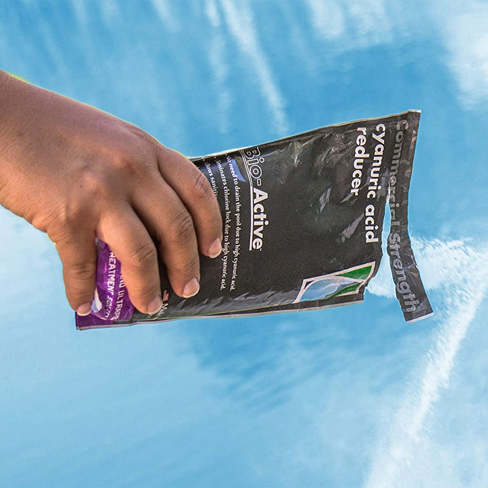 Bio-Active Non Polluting Cyanuric Acid Reducer Powder for Swimming Pools, 16 Oz - VMInnovations