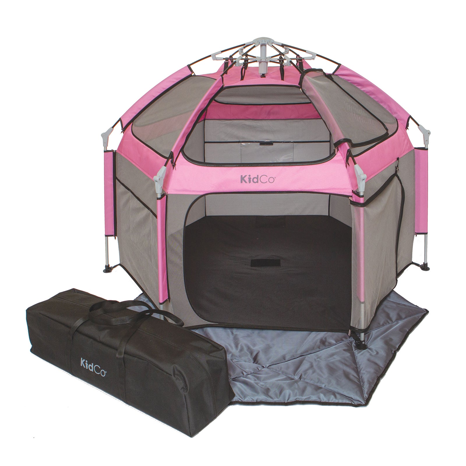 KidCo Play N GoPod Lightweight Kids Travel Camp Tent Playard, Pink (Open Box) - VMInnovations