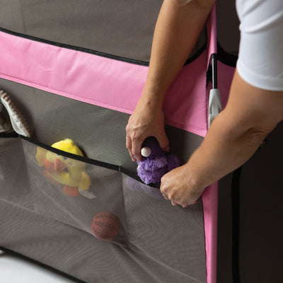 KidCo Play N GoPod Lightweight Kids Travel Camp Tent Playard, Pink (Open Box) - VMInnovations