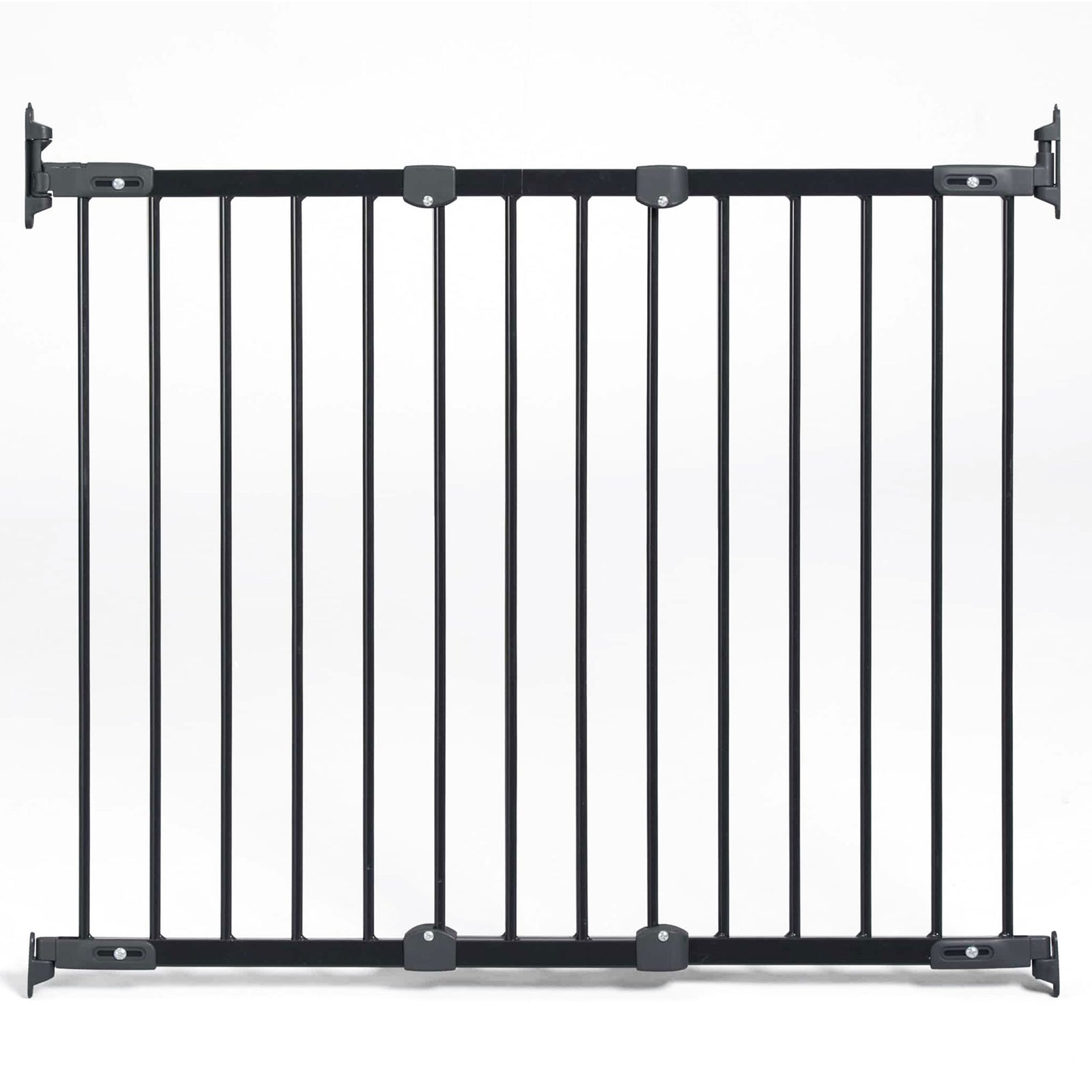 Angle Mount Metal Safeway Quick Release Top of Staircase Gate, Black (Used) - VMInnovations