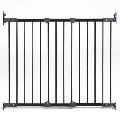 KidCo Angle Mount Metal Safeway Quick Release Gate, Black (Open Box) - VMInnovations