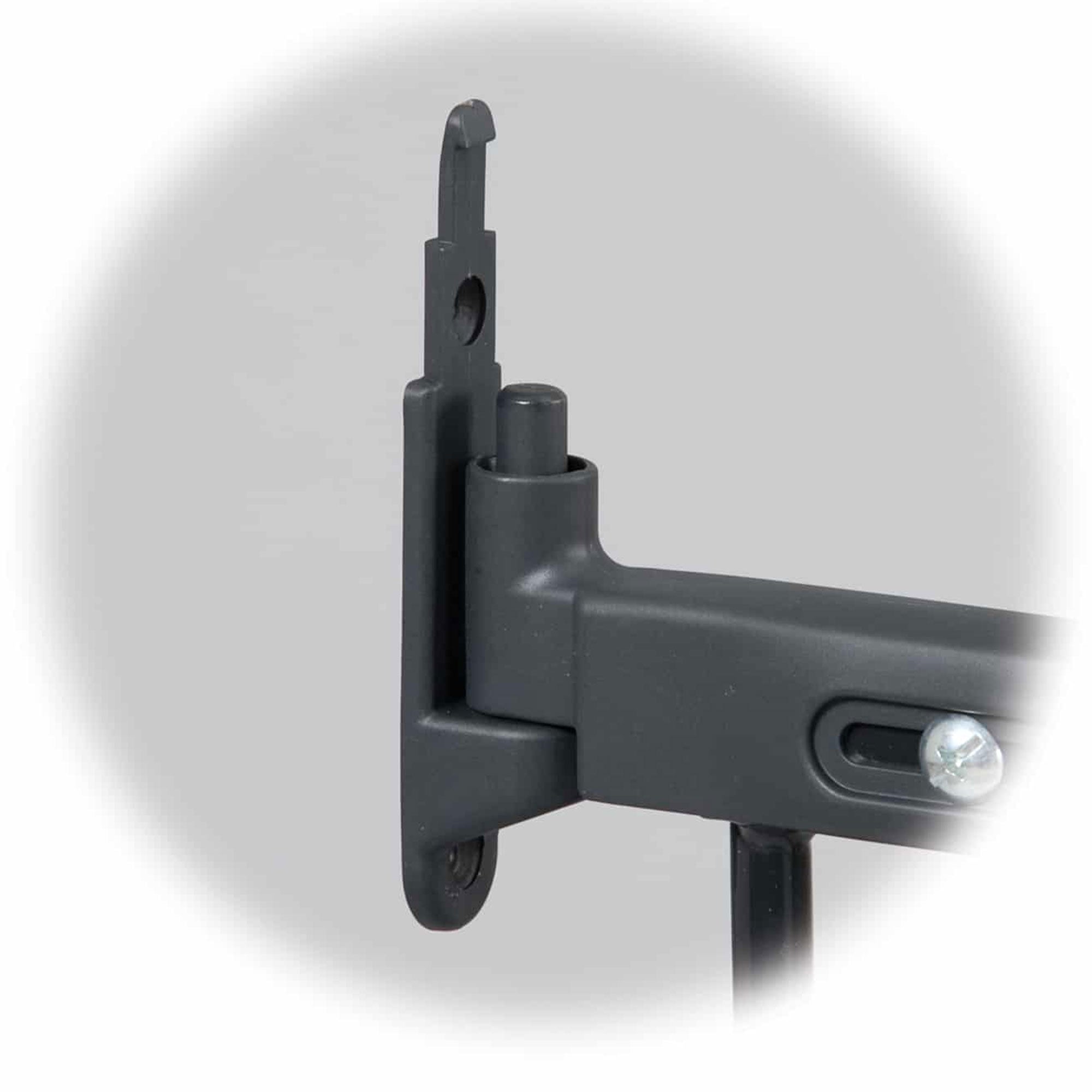KidCo Angle Mount Metal Safeway Quick Release Gate, Black (Open Box) - VMInnovations