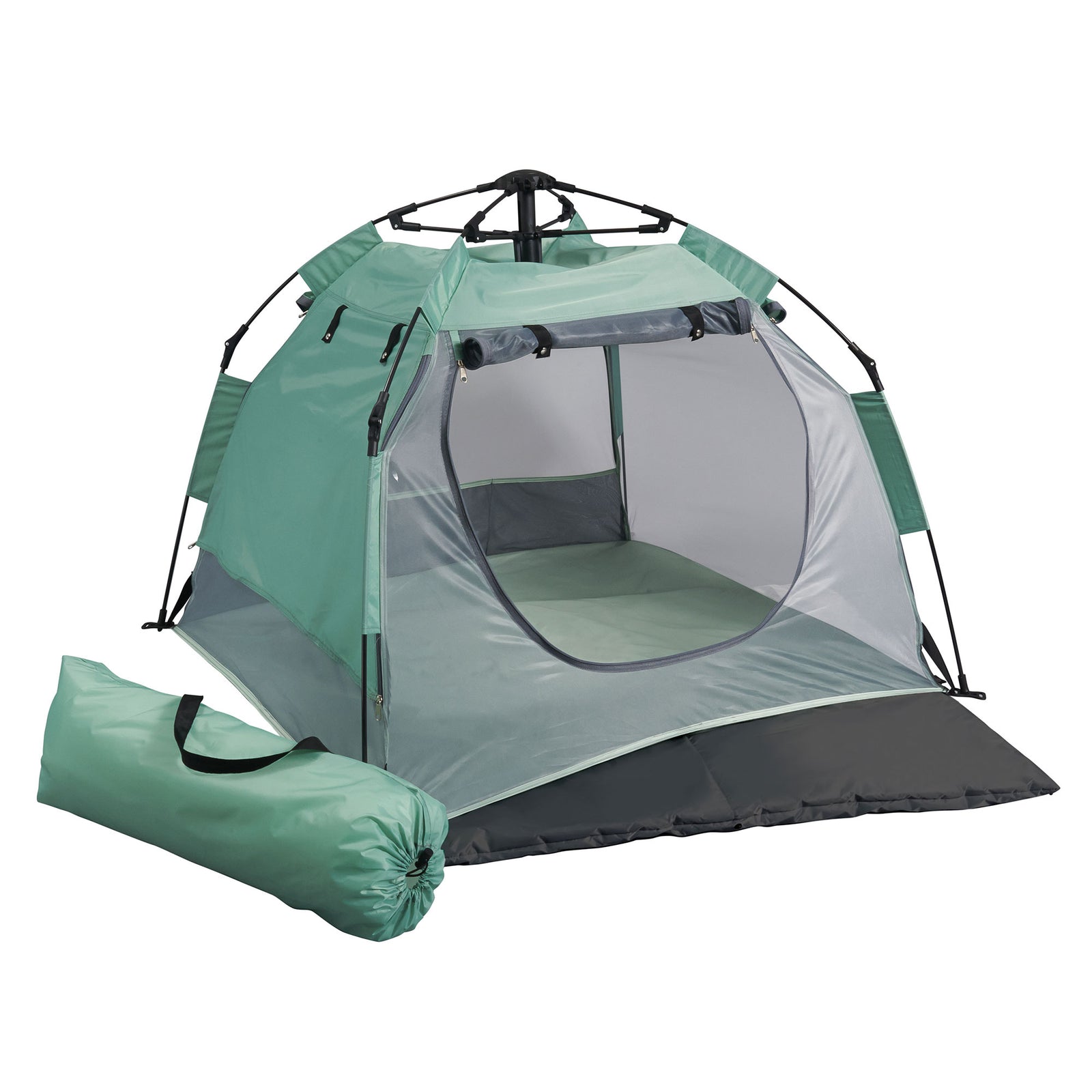 PeaPod Camp Lightweight Child Portable Bed Tent Extension, Seafoam (Open Box) - VMInnovations