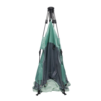 KidCo PeaPod Camp Lightweight Portable Baby Toddler Travel Bed Tent, Seafoam