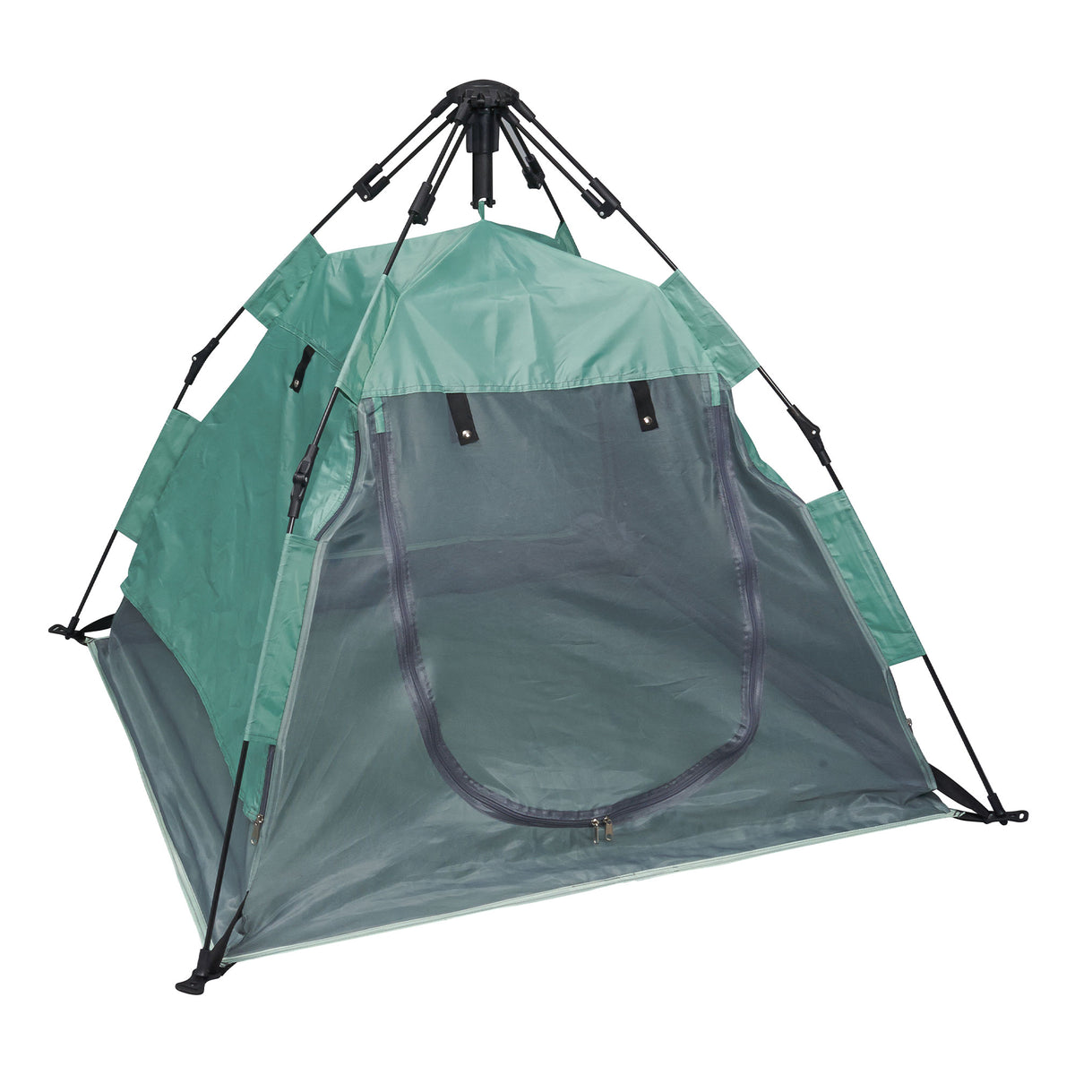 KidCo PeaPod Camp Lightweight Portable Baby Toddler Travel Bed Tent, Seafoam