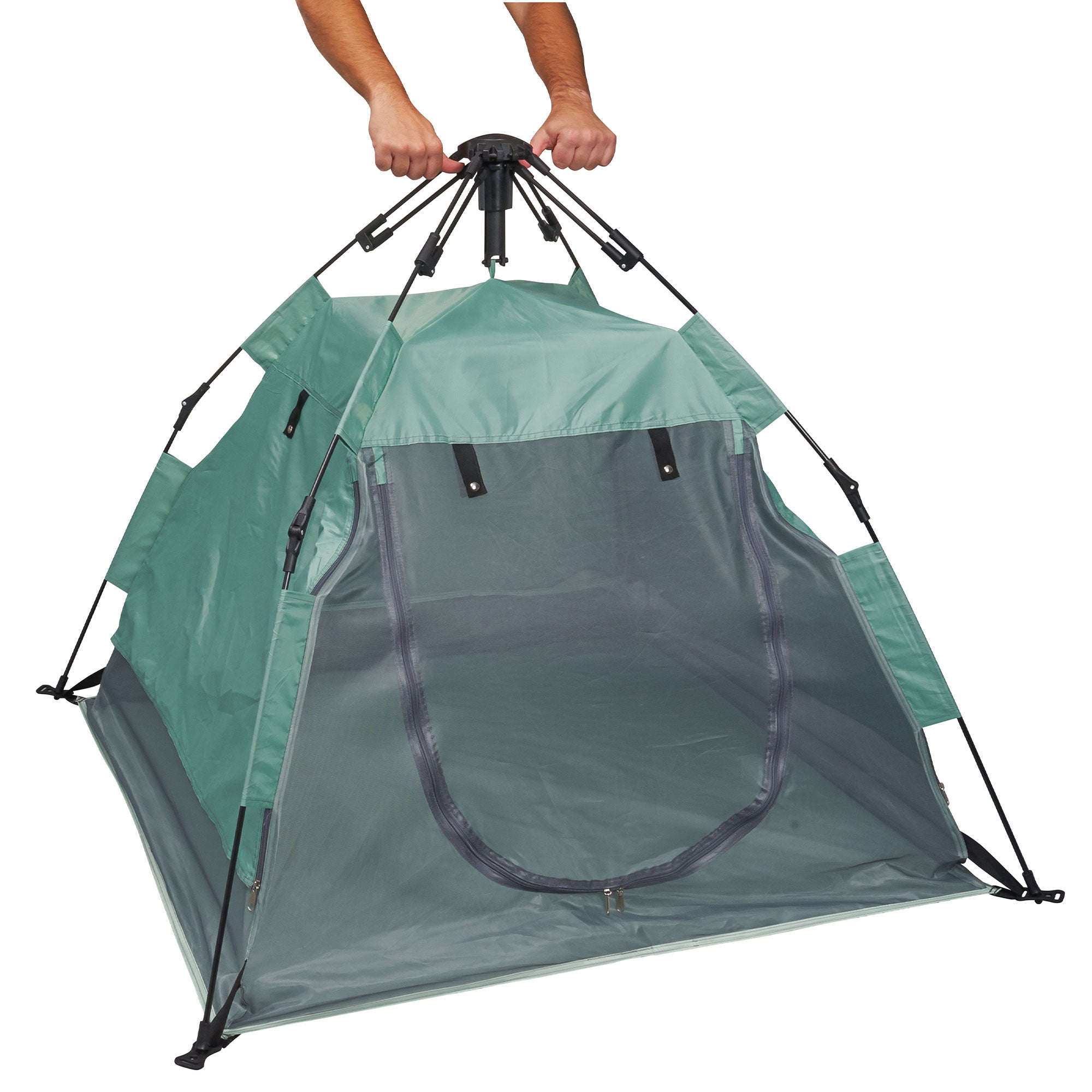 PeaPod Camp Lightweight Child Portable Bed Tent Extension, Seafoam (Open Box) - VMInnovations