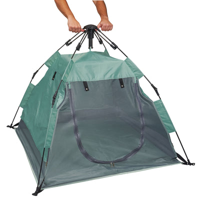 PeaPod Camp Lightweight Child Portable Travel Bed Tent Extension, Seafoam (Used)