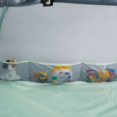 PeaPod Camp Lightweight Child Portable Bed Tent Extension, Seafoam (Open Box) - VMInnovations