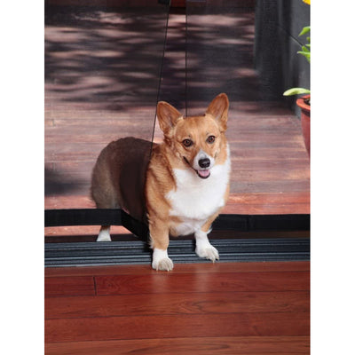 Bug Off Self Sealing Screen Door with Mesh Curtain, 30 x 80 Inch Door (Open Box)