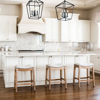 Maven Lane Counter Stool in Weathered Oak Finish  (For Parts)