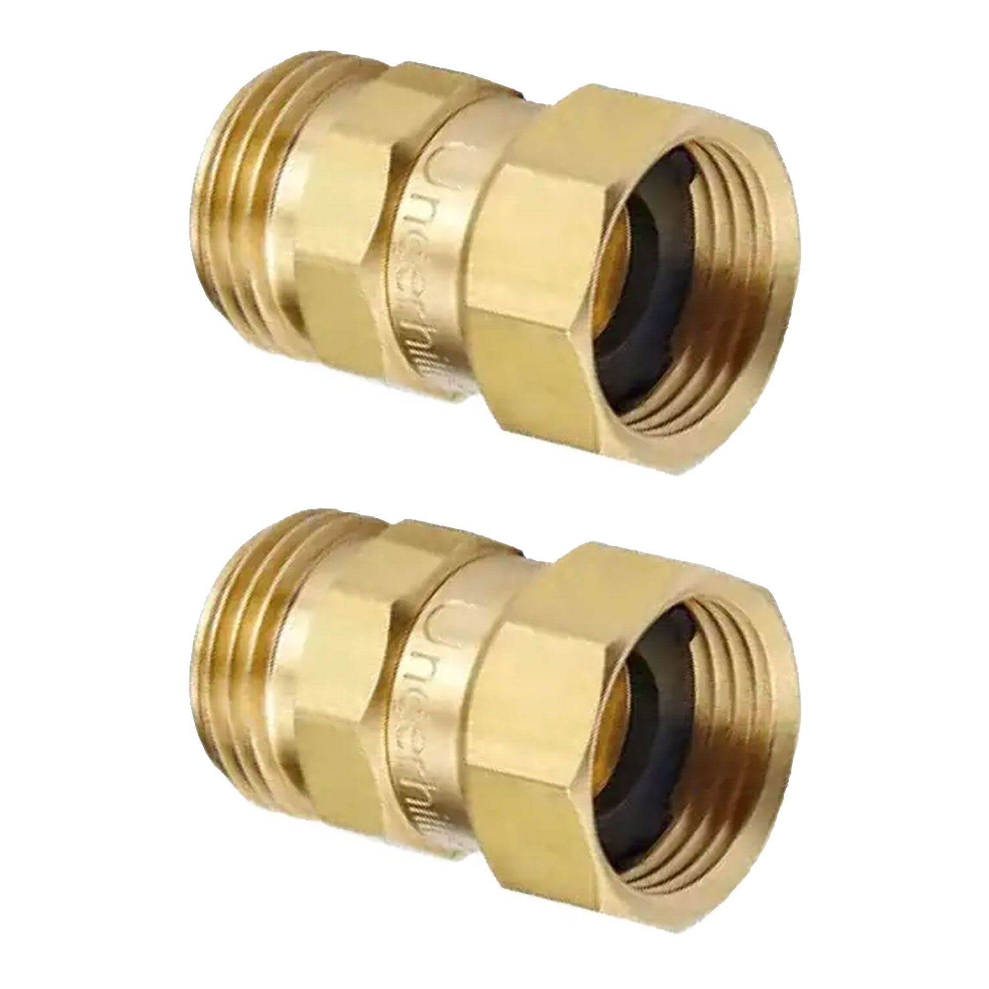 Underhill Garden Hose Nozzle Remover Twist-Ease adapter, 3/4" Attachment (2 Set) - VMInnovations