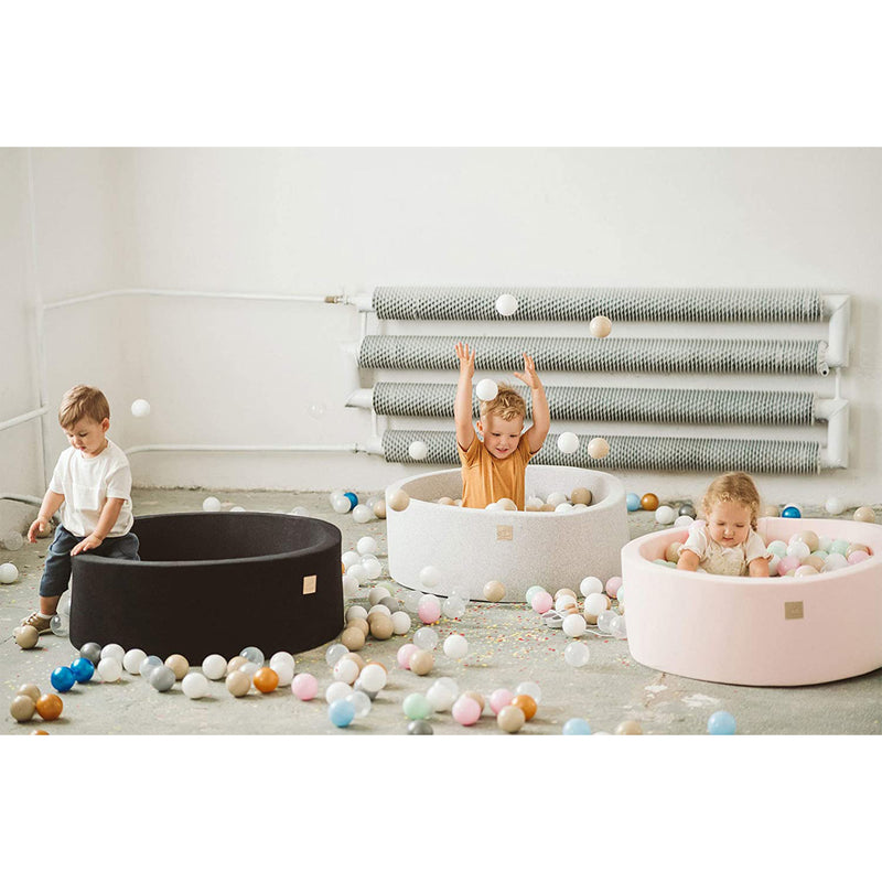 MeowBaby Round 35x11.5In Baby Foam Ball Pit with 200 2.75 Inch Balls (Open Box)