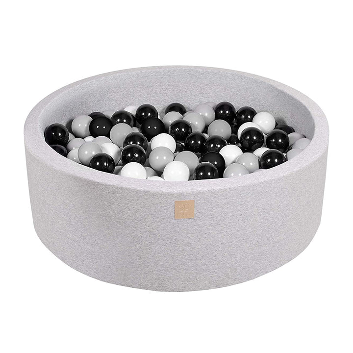 Large Round 35 x 11.5 Inch Baby Foam Ball Pit with 200 2.75 Inch Balls(Open Box) - VMInnovations
