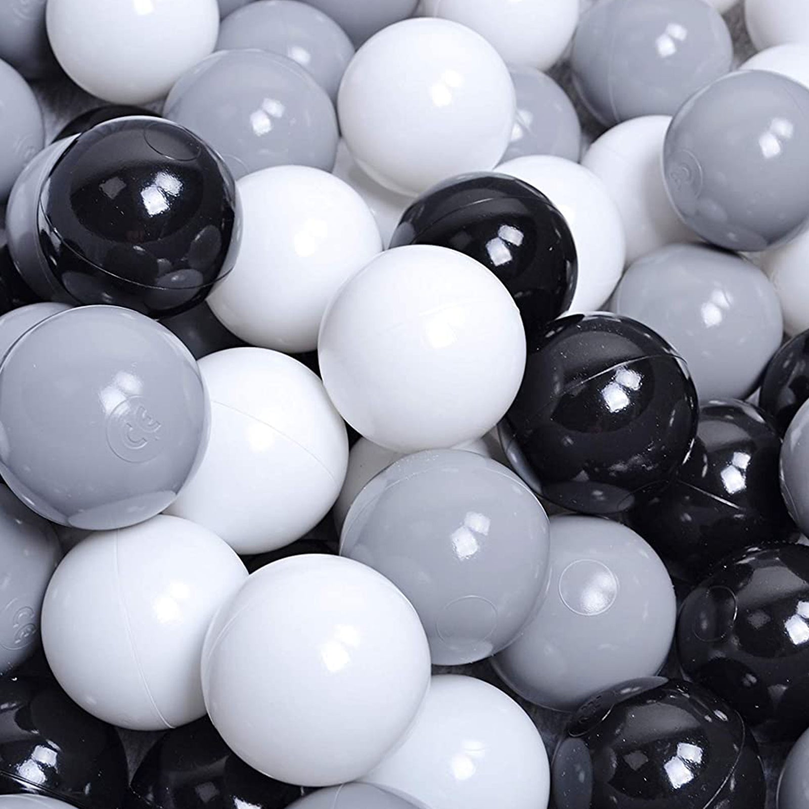 MeowBaby Large Round 35" x 11.5" Baby Foam Ball Pit with 200 2.75" Balls (Used) - VMInnovations