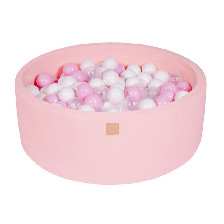 MeowBaby Large Round 35 x 11.5 Inch Baby Foam Ball Pit with 200 2.75 Inch Balls