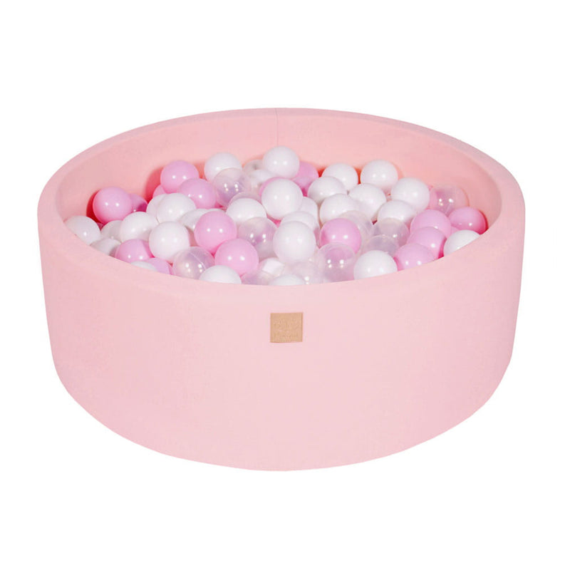 MeowBaby Large Round 35x11.5In Baby Foam Ball Pit w/ 200 2.75In Balls (Open Box)