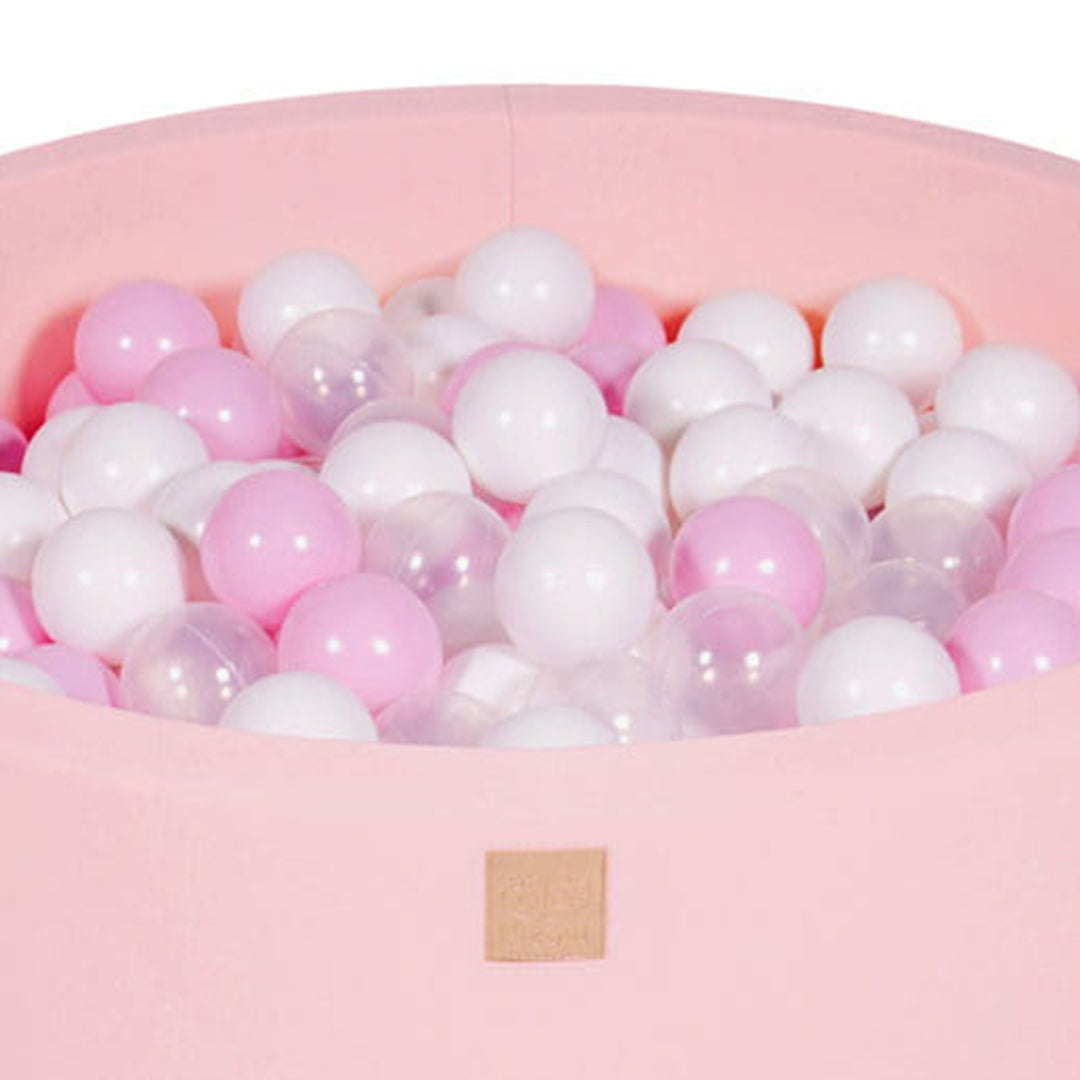 MeowBaby Large Round 35x11.5In Baby Foam Ball Pit w/ 200 2.75In Balls (Open Box) - VMInnovations
