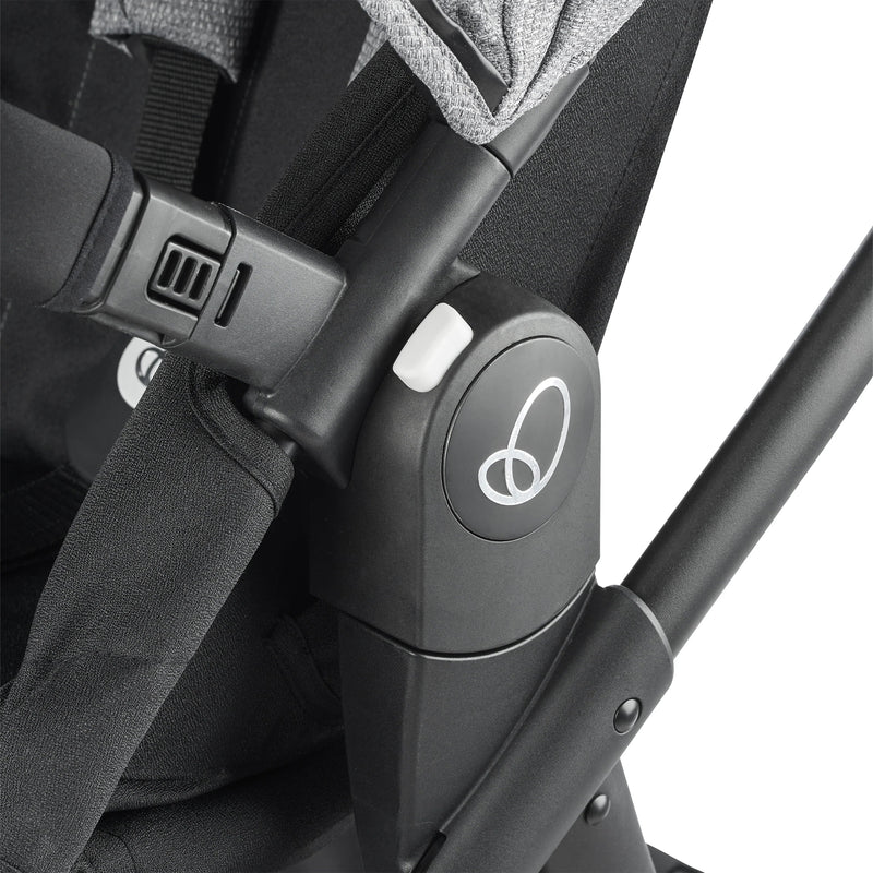 Evenflo Gold Shyft Travel System Stroller with SecureMax Car Seat, Onyx Black