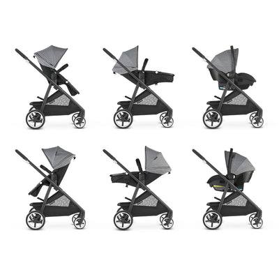 Evenflo Gold Shyft Travel System Set with SecureMax Infant Car Seat, Opal Pink - VMInnovations