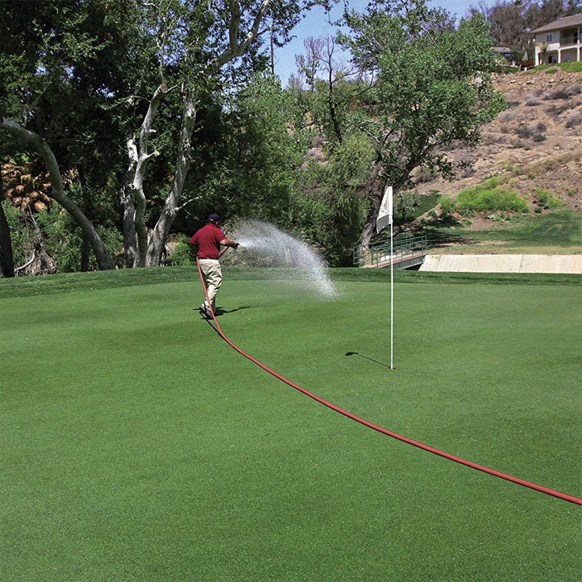 Underhill Ultramax 25' Garden Hose, Red & Precision Cloudburst Hose End Nozzle