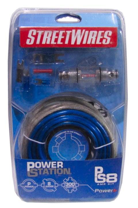 StreetWires PSK08B 8 Gauge Amplifier Installation Kit