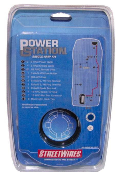 StreetWires PSK08B 8 Gauge Amplifier Installation Kit