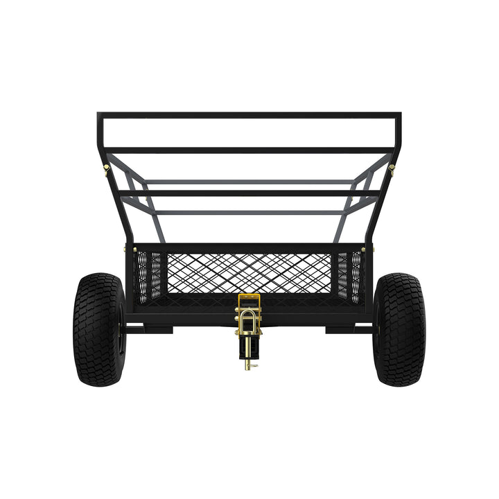 Gorilla 1400 lb Steel ATV Trailer w/ Removable Sides, Black (Used) - VMInnovations