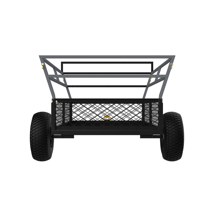 Gorilla 1400 lb Steel ATV Trailer w/ Removable Sides, Black (Used) - VMInnovations