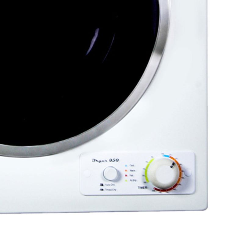 Advanced Supplies 110V Compact Front Load Laundry Auto Dryer, White (For Parts)