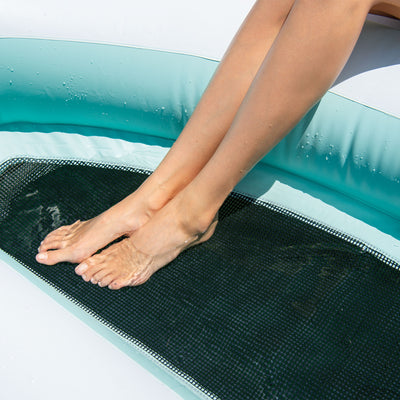 Intex Laguna Splash Island Floating Water Raft with 2 Detachable Lounge Tubes