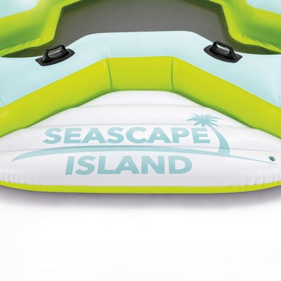 Intex Seascape Island Inflatable Water Lounge with Built In Cooler and Backrests