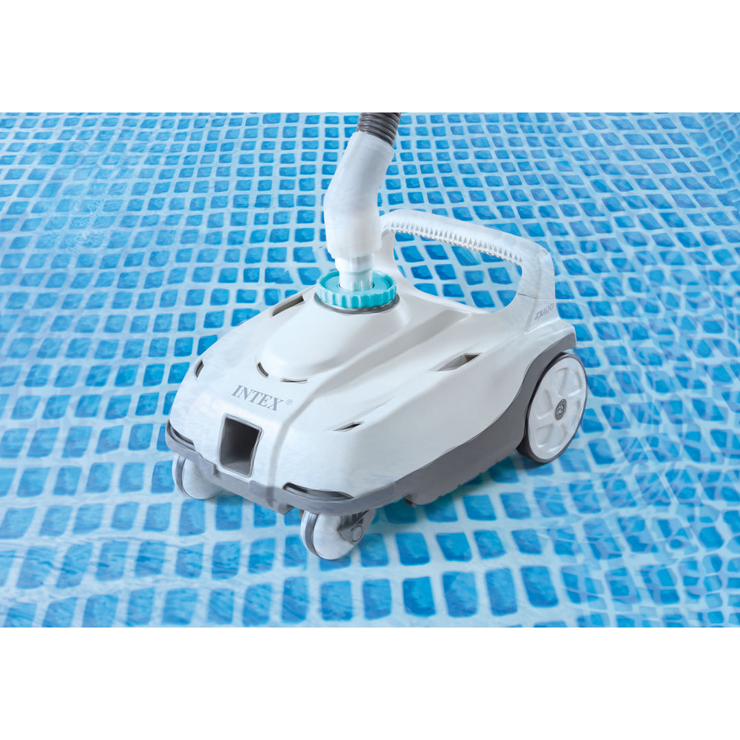 Intex ZX100 Automatic Pressure Side Swimming Pool Cleaner w/Hose & Converter