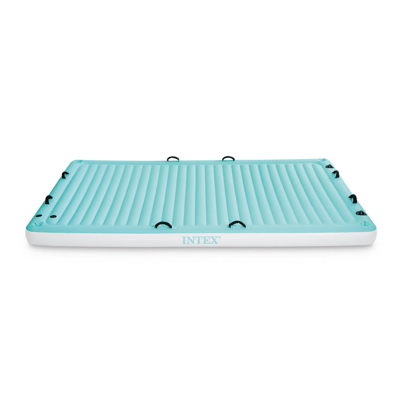 Intex Water Lounge 10x6 Foot Oversized Lake/Beach Float Platform Pad (Open Box)