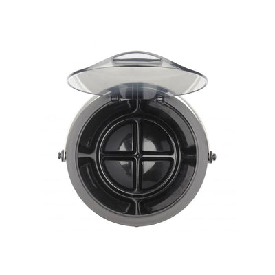 OXO Stainless Steel Insulated Ice Bucket with Clear Lid and Tong Set (Open Box)