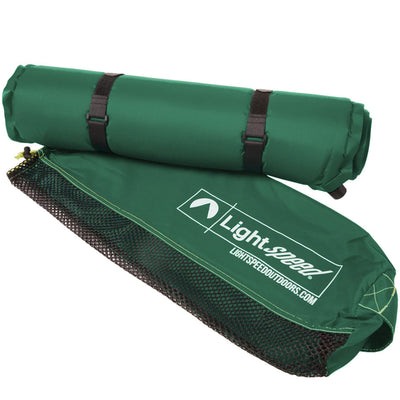 Lightspeed Warmth Series 3 Inch PVC Free Self Inflating Sleep Pad for Camping