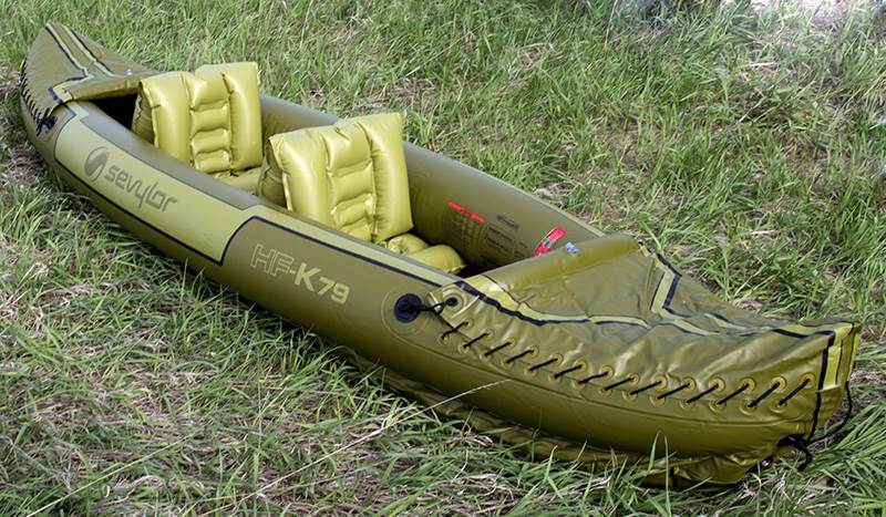 SEVYLOR Tahiti 2 Person Hunting Fishing Inflatable Kayak Boat Raft - Open Box