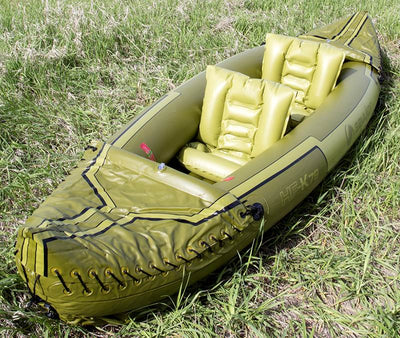 SEVYLOR Tahiti 2 Person Hunting Fishing Inflatable Kayak Boat Raft - Open Box