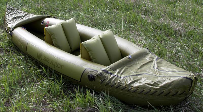 SEVYLOR Tahiti 2 Person Hunting Fishing Inflatable Kayak Boat Raft - Open Box